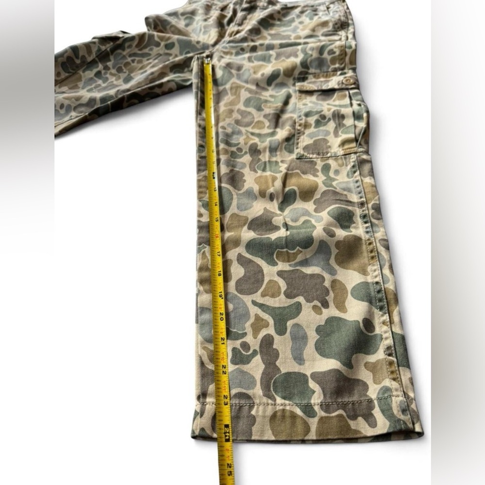 Madewell Camo Cargo Pants Womens 26 Utility Military Army Green Straight Leg - Picture 7 of 7